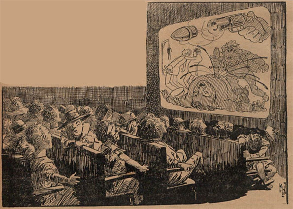 “Os malefícios do cinematographo”, D. Quixote, Rio de Janeiro, ano 3, n. 114, [n.p.], 16 jul. 1919.